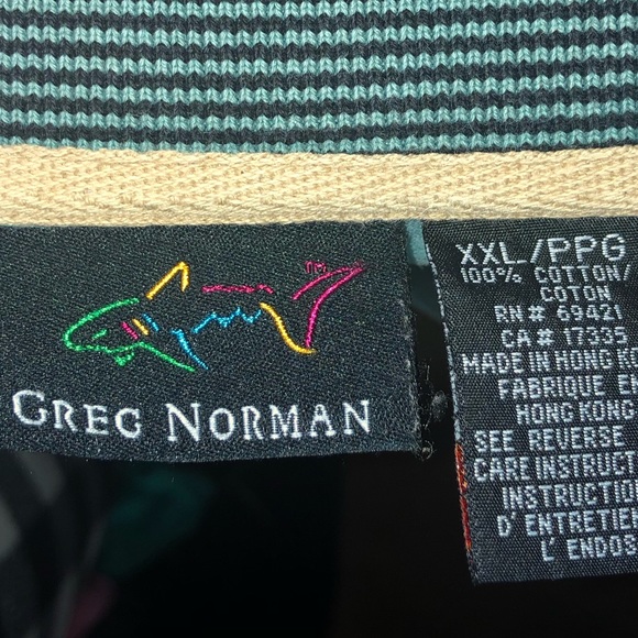 Vintage Mens Greg Norman Polo Shirt. - Picture 4 of 5